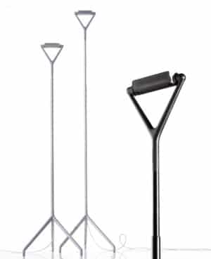 Lola / Lampadaire design télescopique avec variateur Aluminium