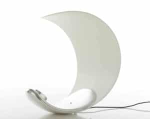 Curl / Lampe à poser design LED version miroir