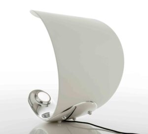 Curl / Lampe à poser design LED version miroir