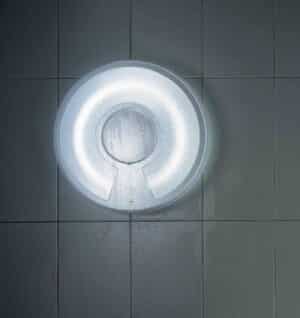 Lightdisc / Applique Plafonnier Ø 40 cm transparent avec variateur