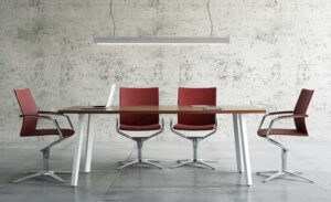 Ogi A / Table de réunion 200 cm Noyer