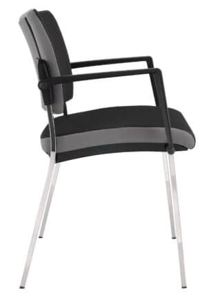 Officergo / Fauteuil visiteur 4 pieds Noir