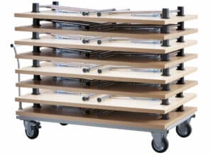 Officemeeting / Chariot pour tables pliantes