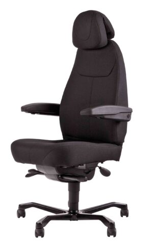 Confort Tissu / Fauteuil 24 heures Tissu Xtreme Noir