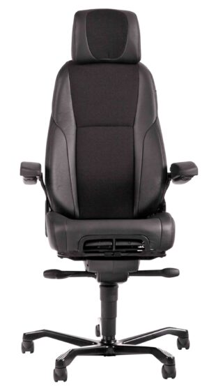 Confort Mix / Fauteuil 24 heures Cuir et tissu