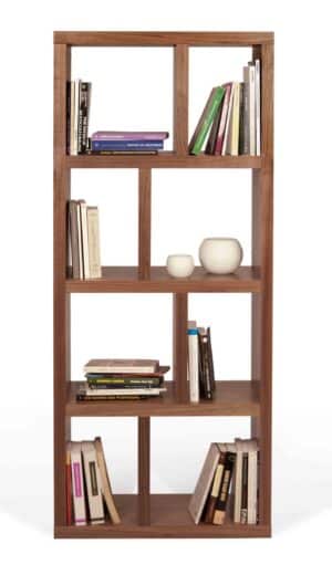 Berlin / Etagère moyenne 4 niveaux H159 x L70 cm Noyer
