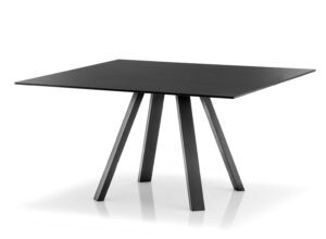 Arki-Table / Table de réunion carrée 139 x 139 cm Noir