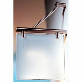 Cristallo / Signalétique en potence H33 x L20 cm