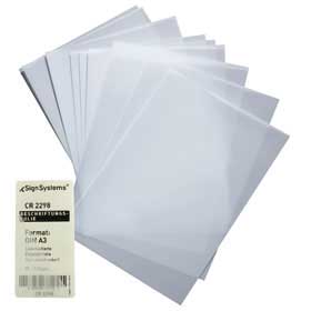 Signs / Feuilles A3 polyester mat x 10