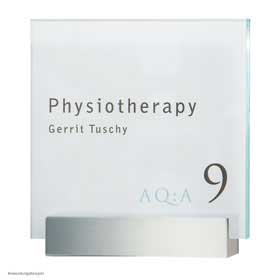 Clear / Signalétique Plaque de porte H14 x L14 cm