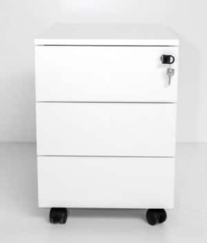 Ogi y / Caisson à de bureau 3 tiroirs Blanc