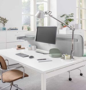 Sonic / Ecran de séparation acoustique bureau double