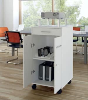 Multioffice / Meuble multimédia Blanc