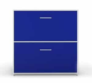 Modul space / Console 2 portes à clapet L80 x H81 cm Taupe