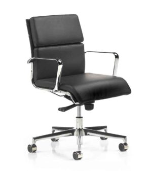 Isis / Fauteuil de bureau dossier bas Noir