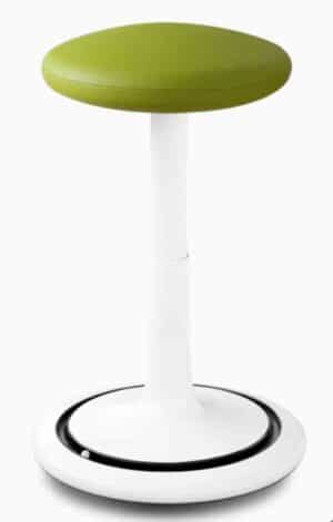 Ongo Classic tall / Tabouret ergonomique similicuir Vert