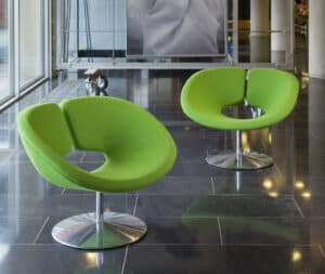 Apollo / Fauteuil lounge design Vert
