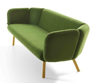 Bras / Canapé design 2 places Vert