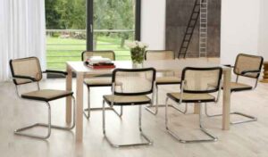 S 32 V / Chaise design cannée Marcel Breuer