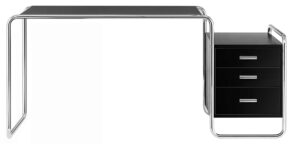 S 285/1 / Bureau Marcel Breuer L164 cm 1 caisson Noir