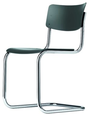 S 43 / Chaise design hêtre teinté Noir