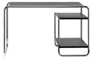 S 285/2 / Bureau Marcel Breuer L122 cm 2 tablettes Noir