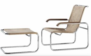 S 35 L Pure Materials / Fauteuil Marcel Breuer cuir de buffle