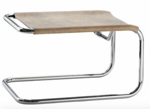 S 35 LH Pure Materials / Repose-pieds design Marcel Breuer cuir de buffle