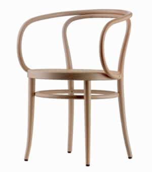 209 / Chaise en bois courbé assise cannée Hêtre naturel