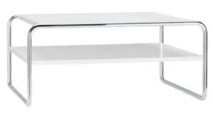 B 20 a/1 / Table basse carrée L80 cm Thonet Blanc