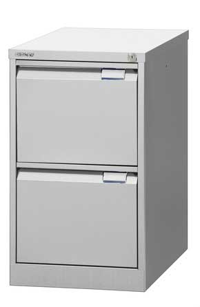Bisley / Rangement Dossiers suspendus 2 tiroirs Aluminium