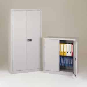 Bisley / Armoire Basse portes battantes H100 x L92 cm Gris