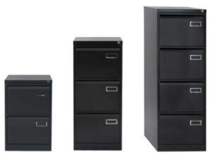Bisley / Classeur simple 3 tiroirs Anthracite