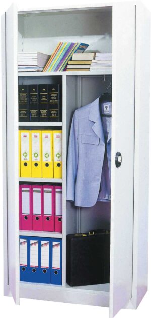 Fidis / Armoire vestiaire H195x L92 cm Gris