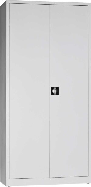 Nodus / Armoire moyenne portes battantes H178 x L80 cm Gris clair