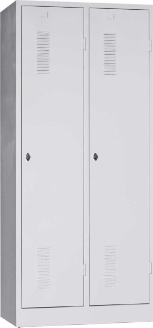 Gamma 2 / Vestiaire monobloc 2 portes Gris clair