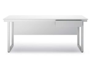 Be.1 / Bureau individuel 160 cm Blanc