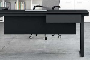 Be.1 / Voile de fond 200 cm Noir