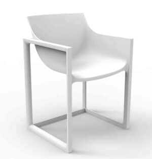 Wall street / Chaise design Blanc