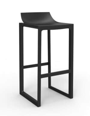Wall street / Tabourert design Noir