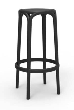 Brooklyn / Tabouret haut Noir