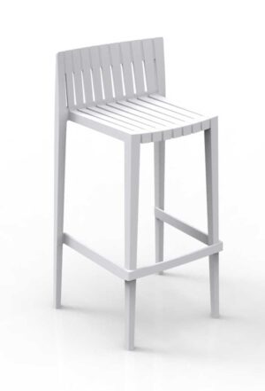 Spritz / Tabouret haut empilable Blanc