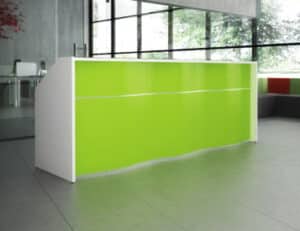 Wave / Banque d'accueil L275 cm Vert