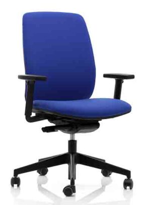 Flash C / Fauteuil de bureau accoudoirs 3D dossier tapissé