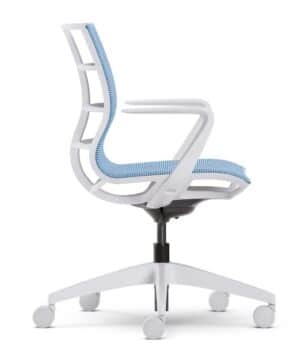 se:joy / Fauteuil de travail avec accoudoirs Bleu ciel