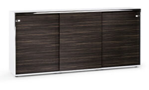 Sedus relations  / Armoire portes coulissantes L240 x H148 cm Ebène