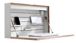 Flatbox / Bureau mural Home office H43 x L72 cm Blanc