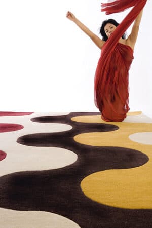 Flammes / Tapis 150 x 200 cm