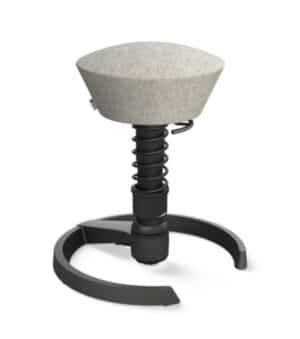 Aeris Swopper / Tabouret ergonomique à roulettes Tissu feutre