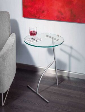 Teatime / Table d'appoint Ø40 cm verre transparent